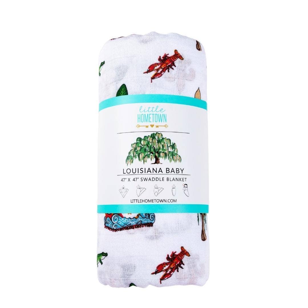 Louisiana Baby Muslin Swaddle - Little Hometown