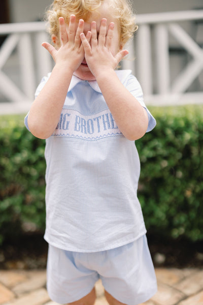 Smocked Big Brother Short Set - Teeta