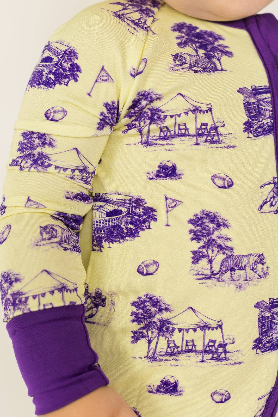 Tiger Toile Double Zipper Bamboo Sleeper - Southern Slumber -