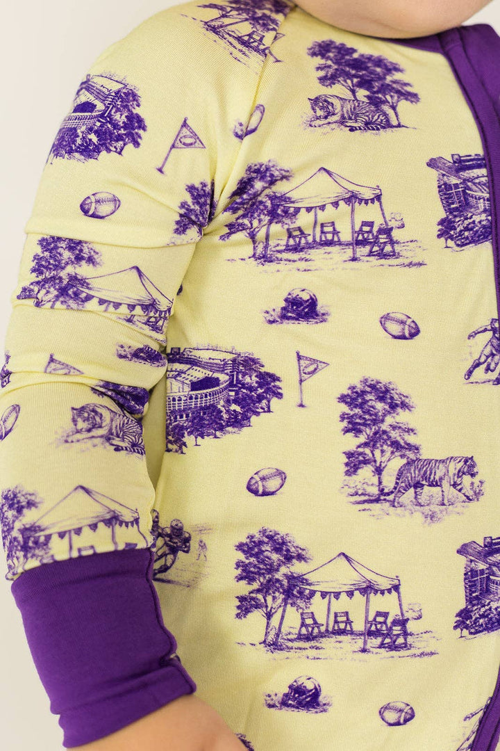 Tiger Toile Double Zipper Bamboo Sleeper - Southern Slumber -