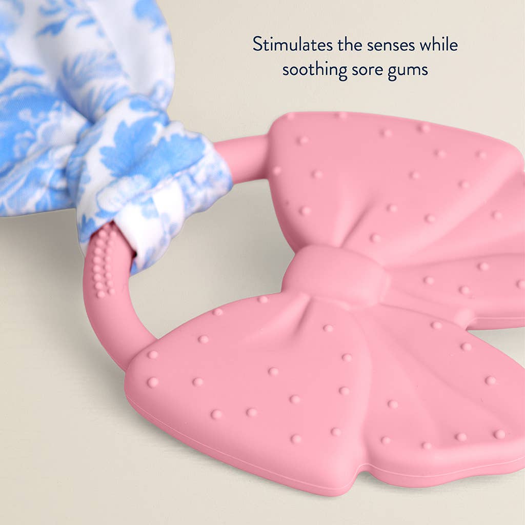 Pretty Pink Bow Crinkle Crew™ Teether - Itzy Ritzy