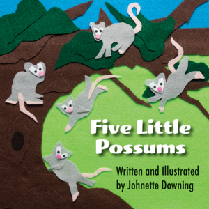 Five Little Possums - Book