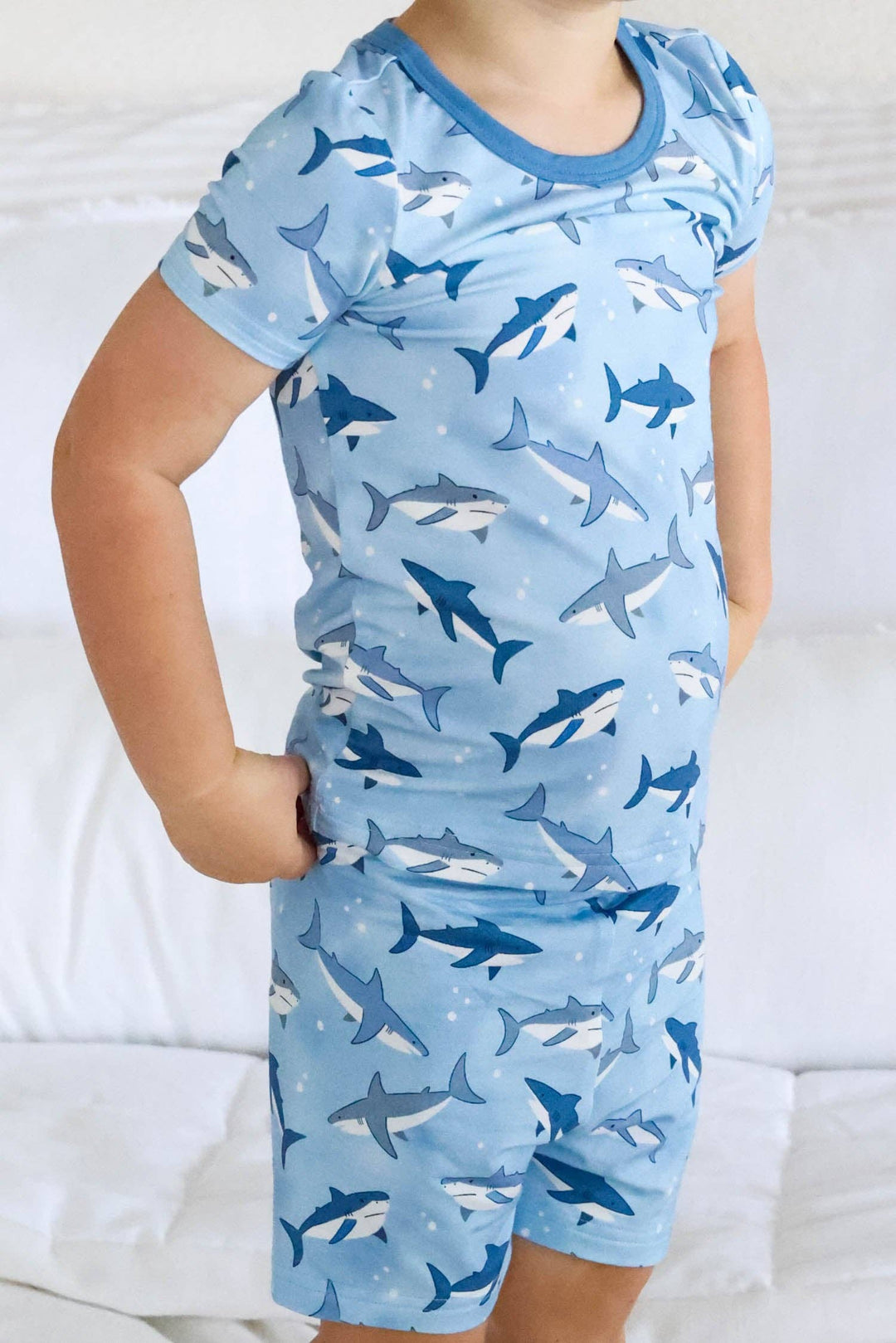 Shark Fin Friends Pajamas - Caden Lane