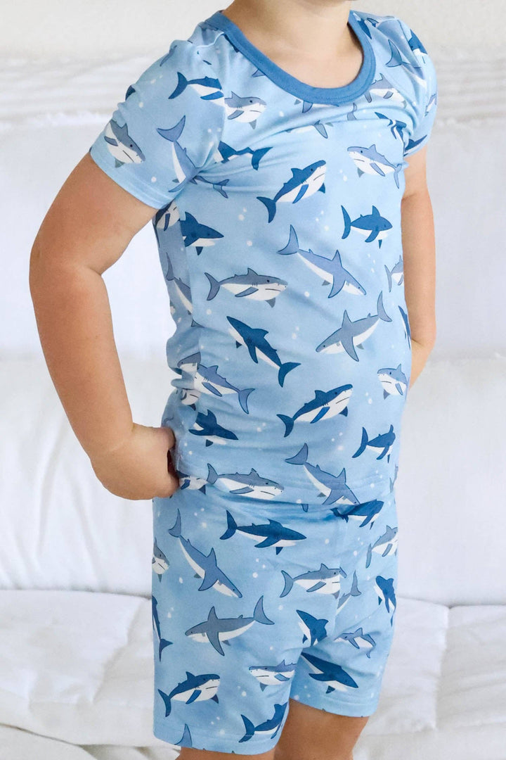 Shark Fin Friends Pajamas - Caden Lane