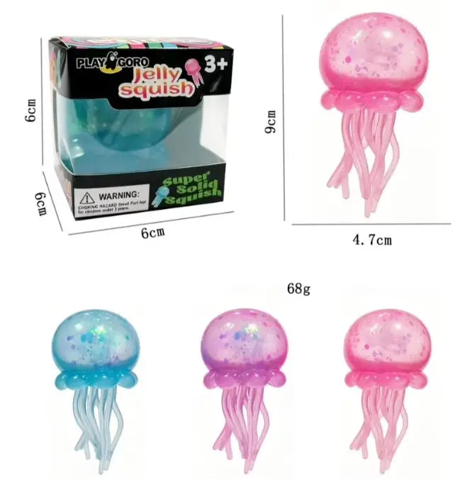 Glitter Jelly Squish Doh Toy