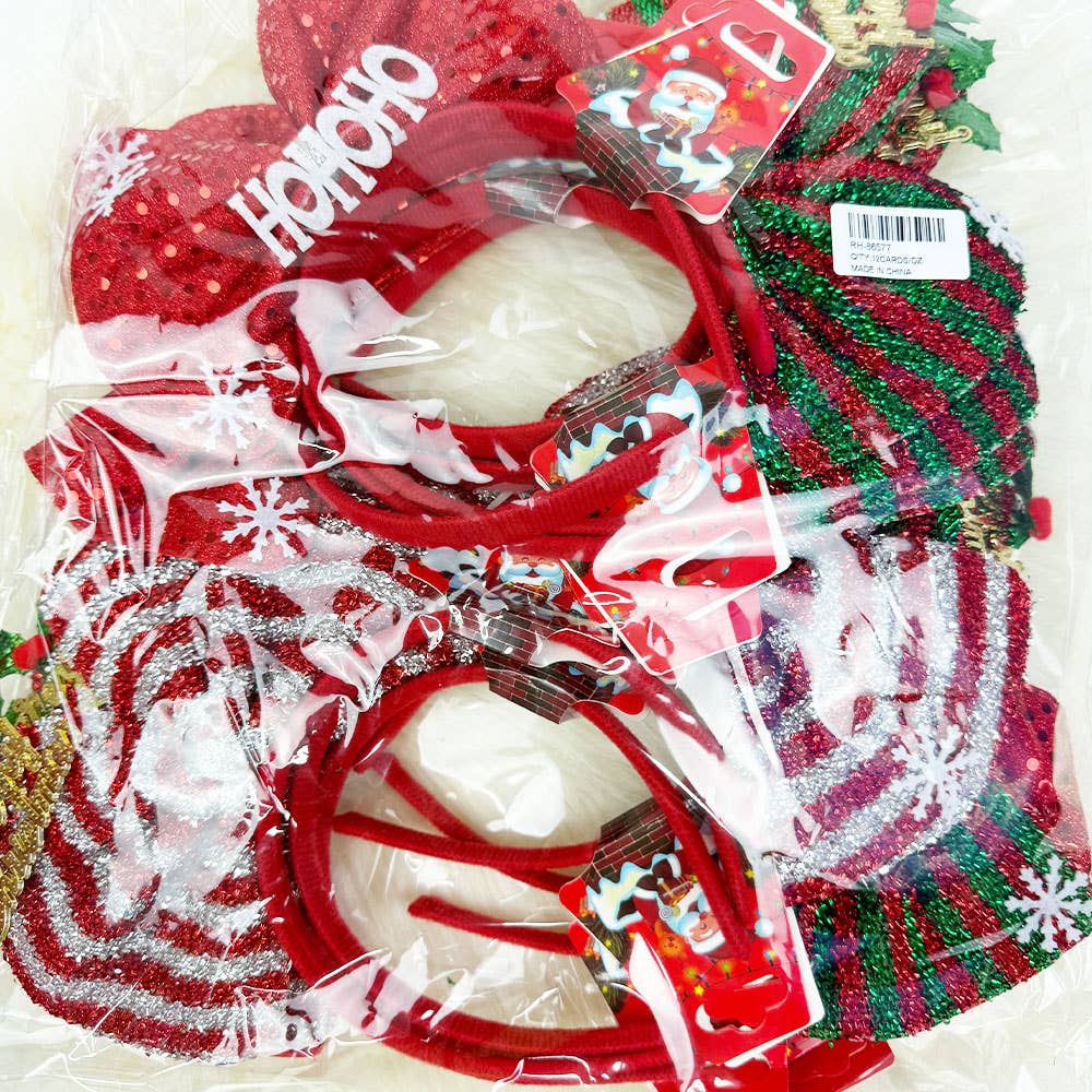 Decorated Bow Christmas Headband