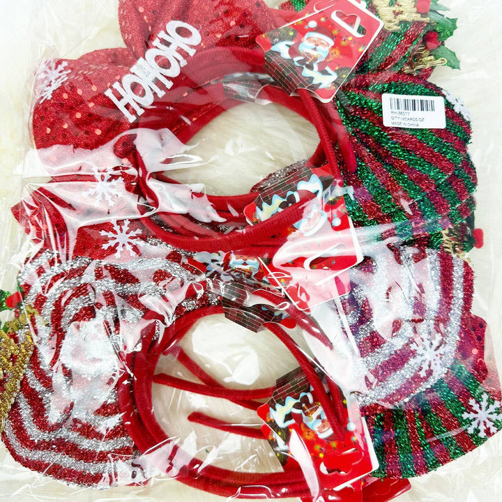 Decorated Bow Christmas Headband