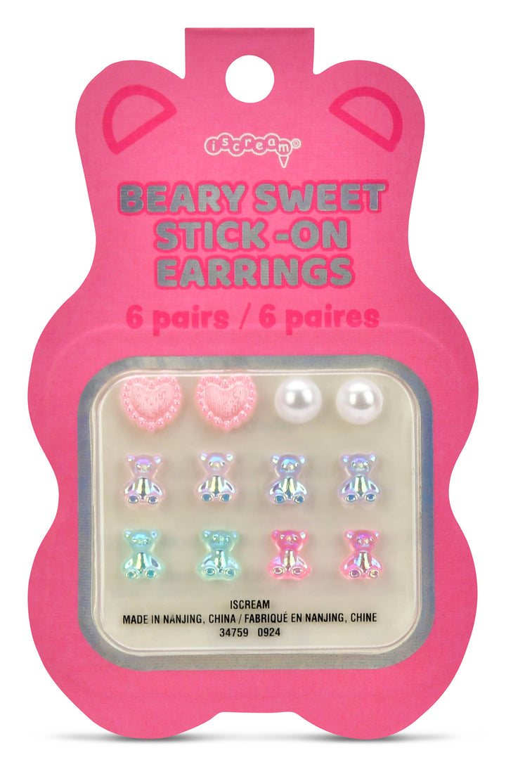 Girls Stick On Earrings Gift Set