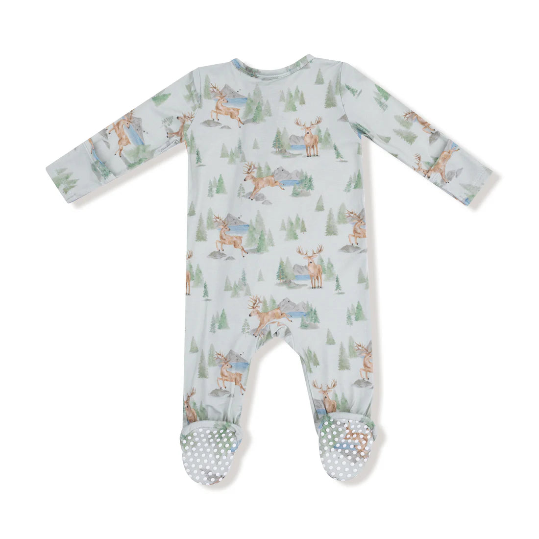Boys Buck Bamboo Footie - Angel Dear