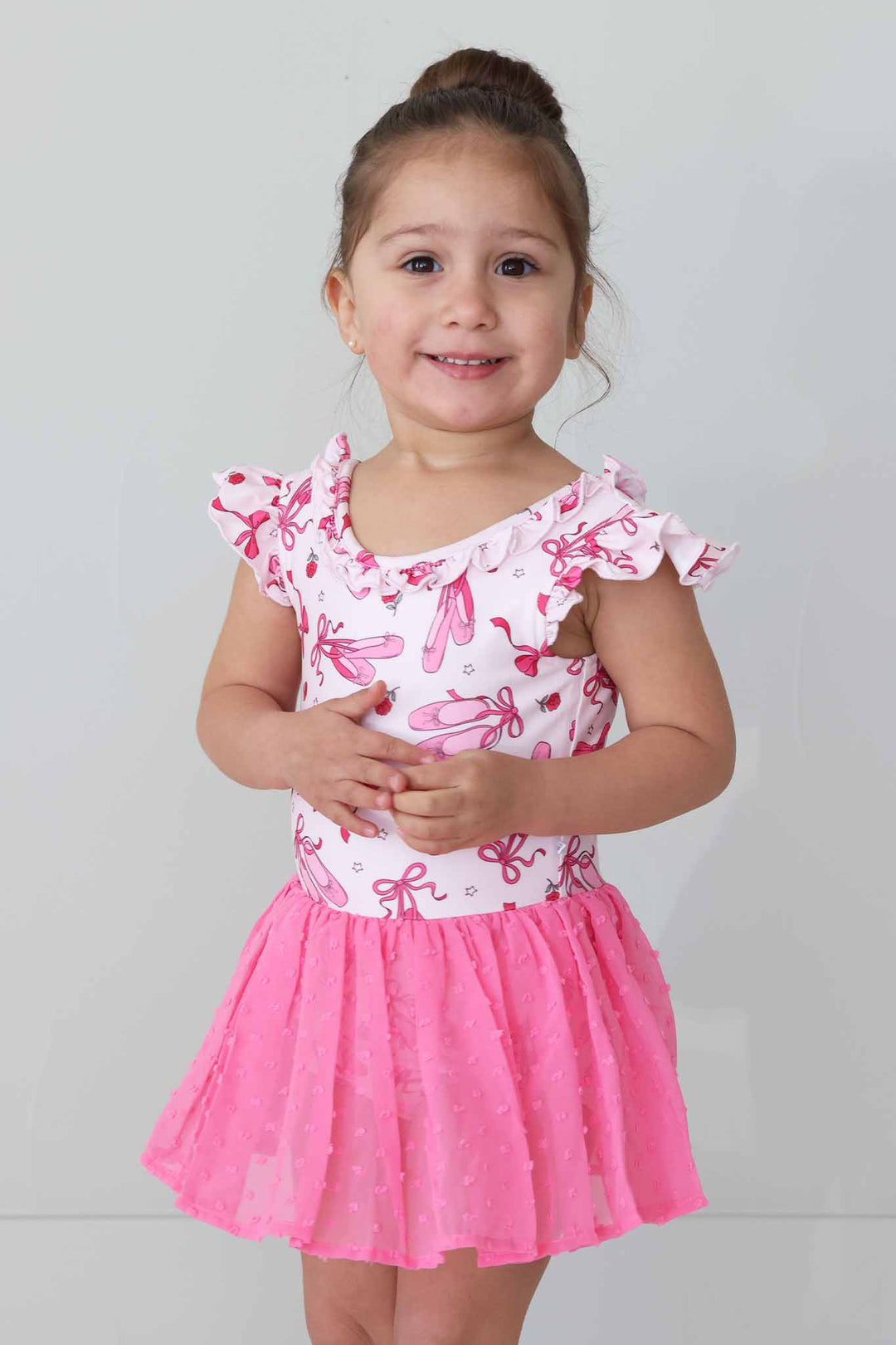 Pink Ballet Dance Leotard - Caden Lane