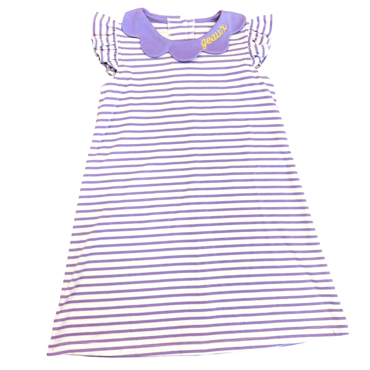 Lavender LSU Dress - Geaux