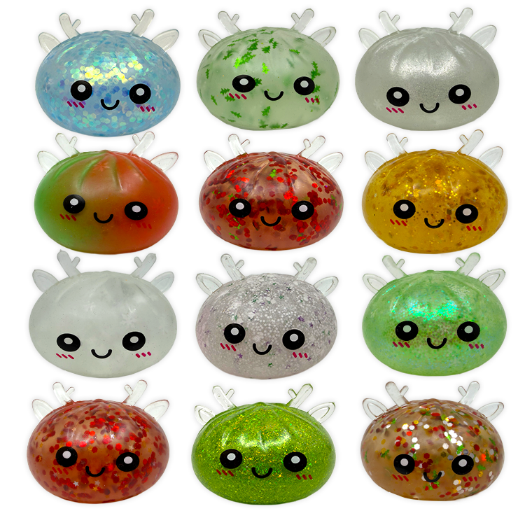 Christmas Mystery Reindeer Dumpling Squishy Toy