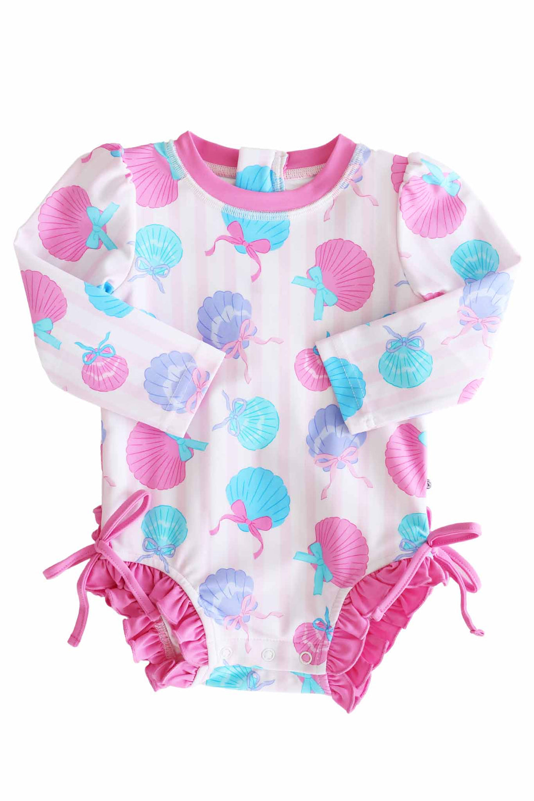 Seaside Sweetie Rash Guard Swimsuit  - Caden Lane -