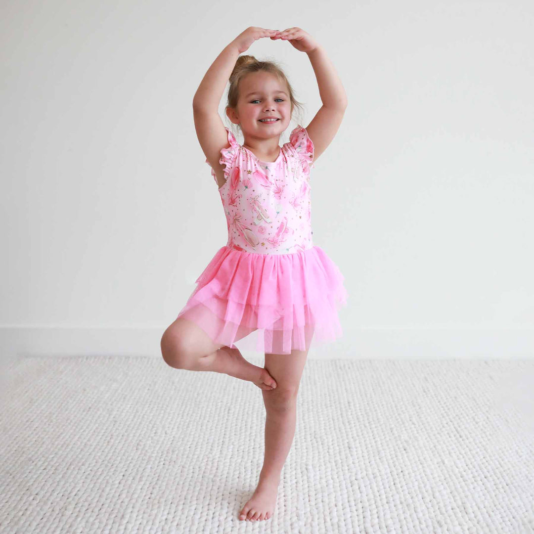 Triple Tiered Skirt Leotard - Caden Lane