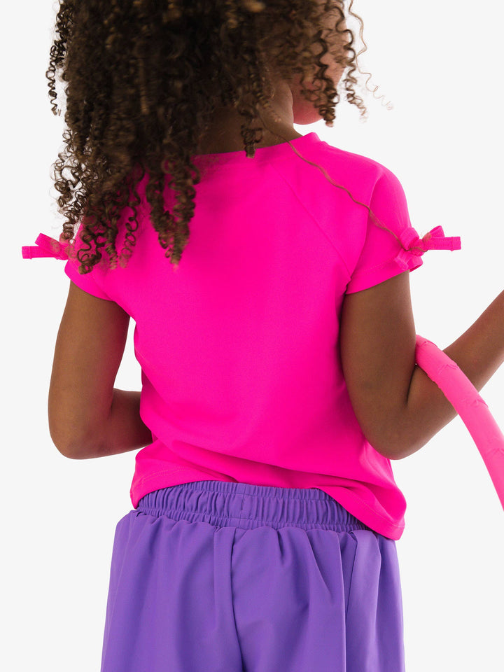 Hot Pink Active Shirt - RuffleButts