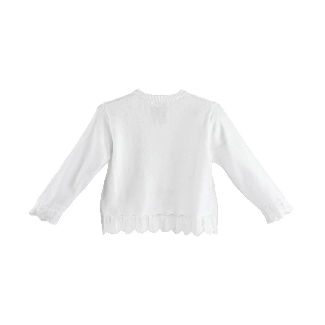 Pointelle Edge Bolero Sweater - Petit Ami