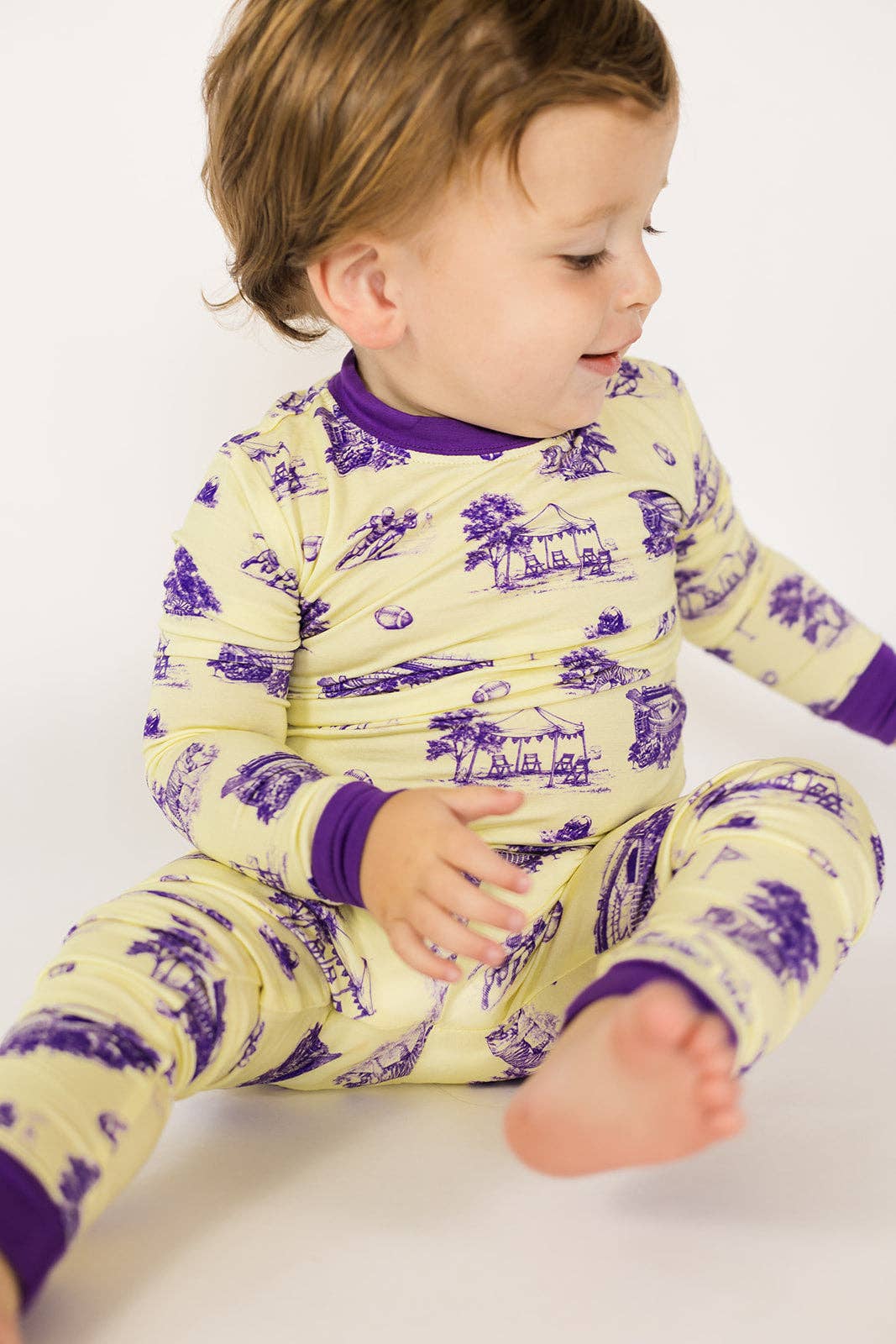 Tiger Toile 2 Piece Bamboo Pajama Set - Southern Slumber