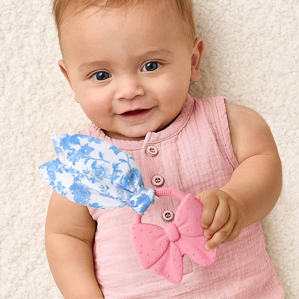 Pretty Pink Bow Crinkle Crew™ Teether - Itzy Ritzy