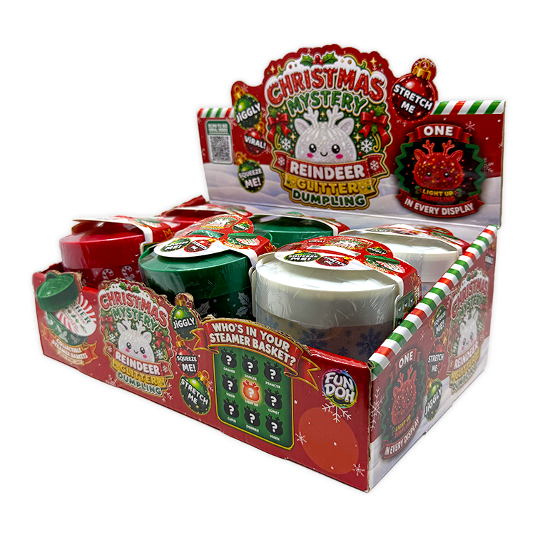 Christmas Mystery Reindeer Dumpling Squishy Toy