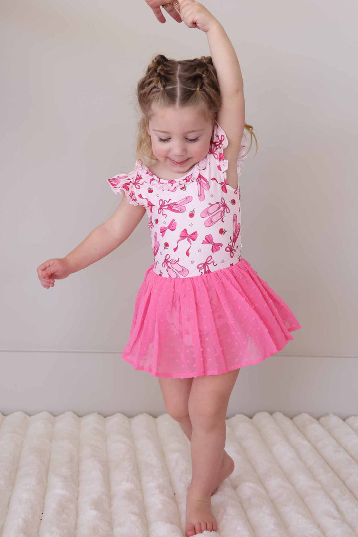 Pink Ballet Dance Leotard - Caden Lane