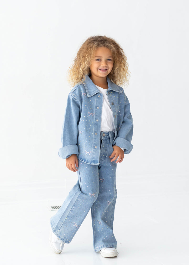 Denim Jacket & Pant Set - Mabel & Honey