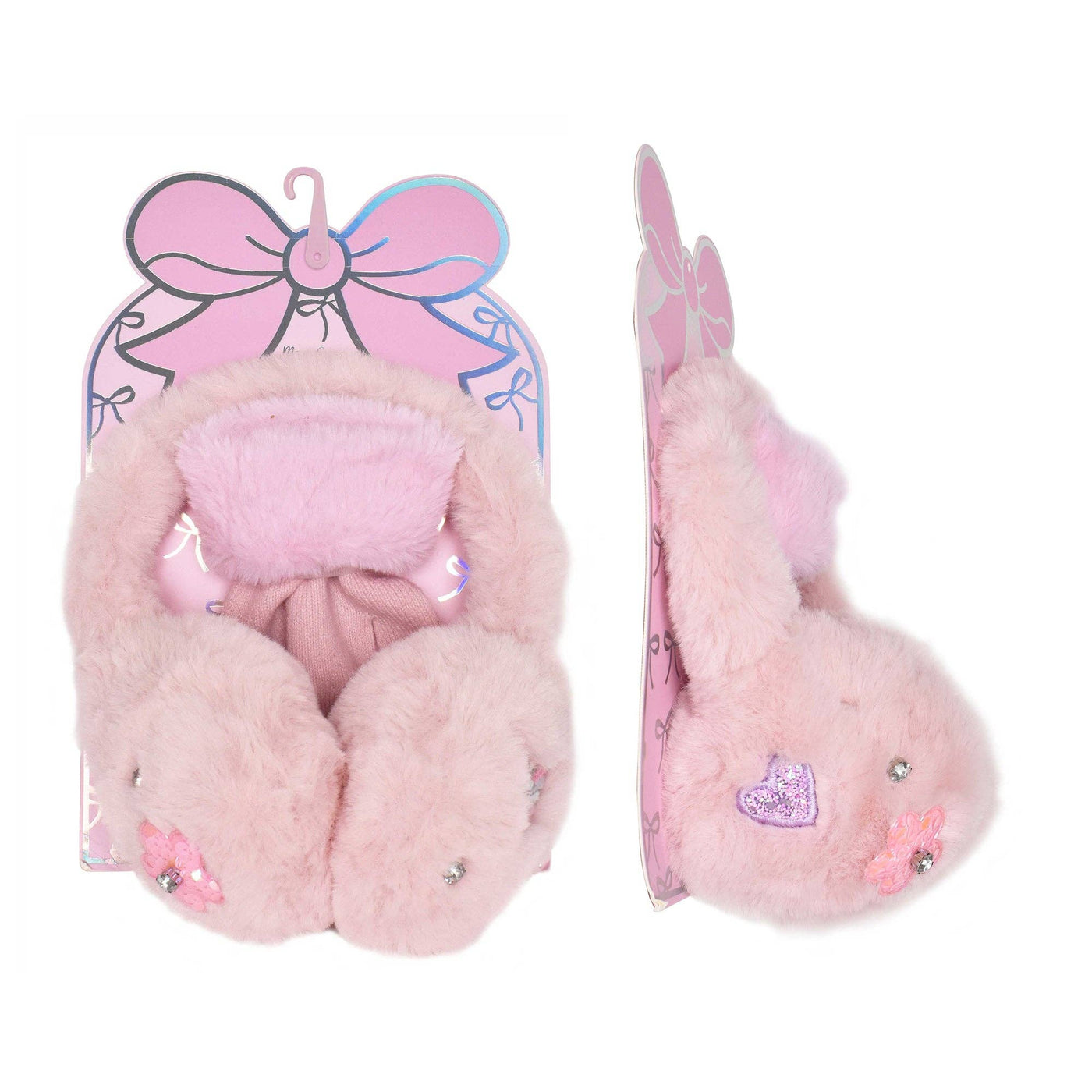 Pink Butterfly Earmuff & Glove Set - OMG Accessories