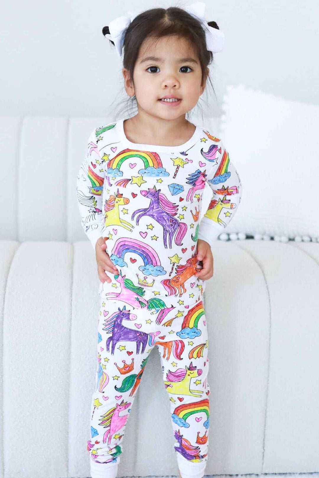 Enchanted Unicorns Colorable Pajamas - Caden Lane