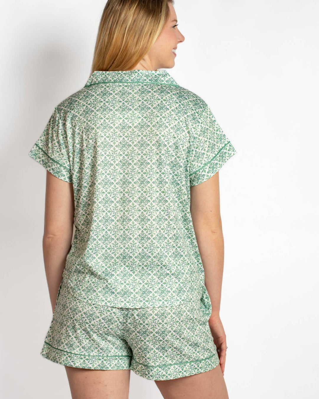 Emerald/White Women's Lounge Set - The Royal Standard