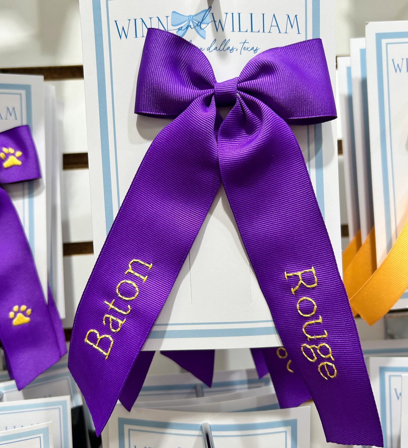 Baton Rouge Ribbon Hair Bow - Winn and William