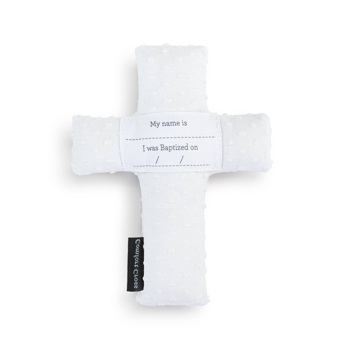 Blue Baptism Comfort Cross - 5x6in