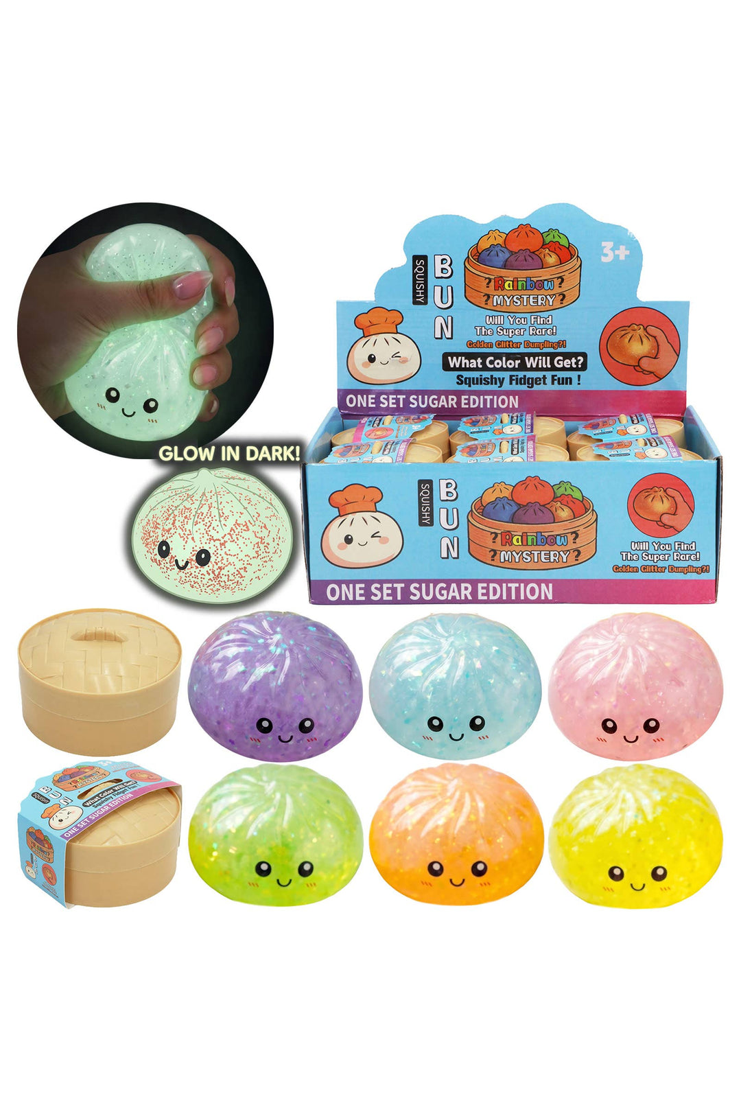 Glow In Dark Glitter Dumpling