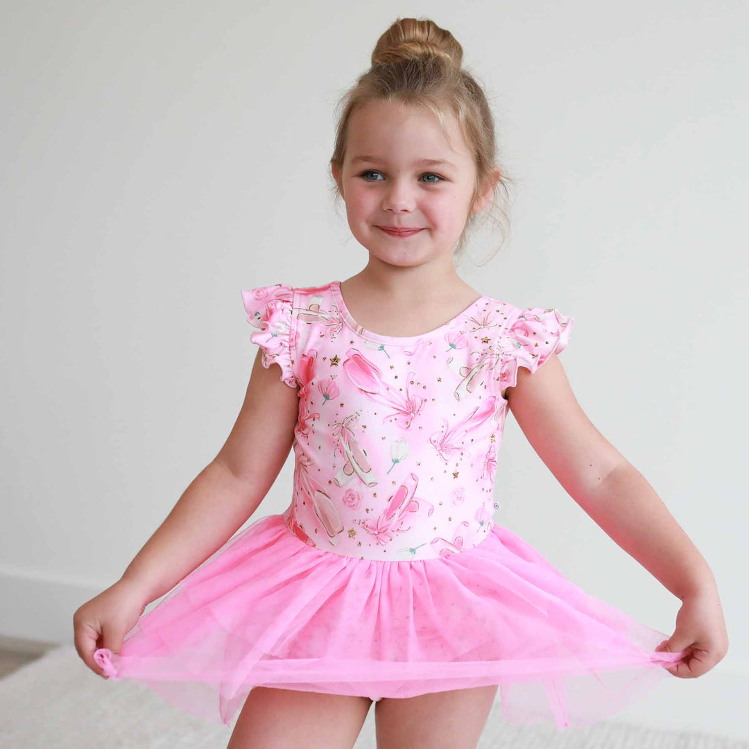 Triple Tiered Skirt Leotard - Caden Lane