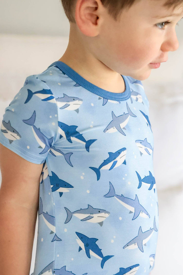 Shark Fin Friends Pajamas - Caden Lane