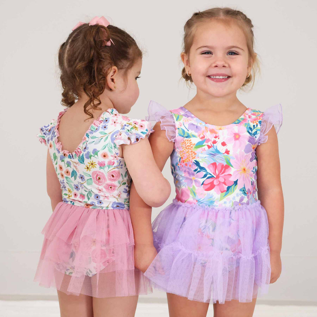 Lavender Wildflower Leotard - Caden Lane