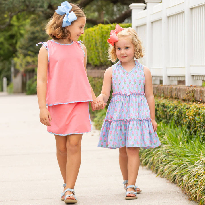 Coral Bouquet Skort Set - Shrimp & Grits Kids