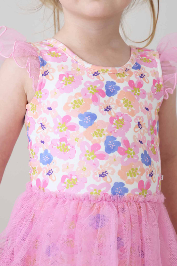 Pink Ruffle Skirt Dance Leotard - Caden Lane