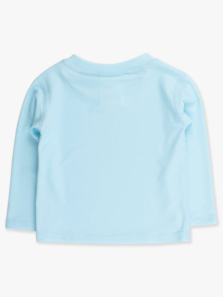 Boys Blue Breeze Long Sleeve Rash Guard - RuggedButts