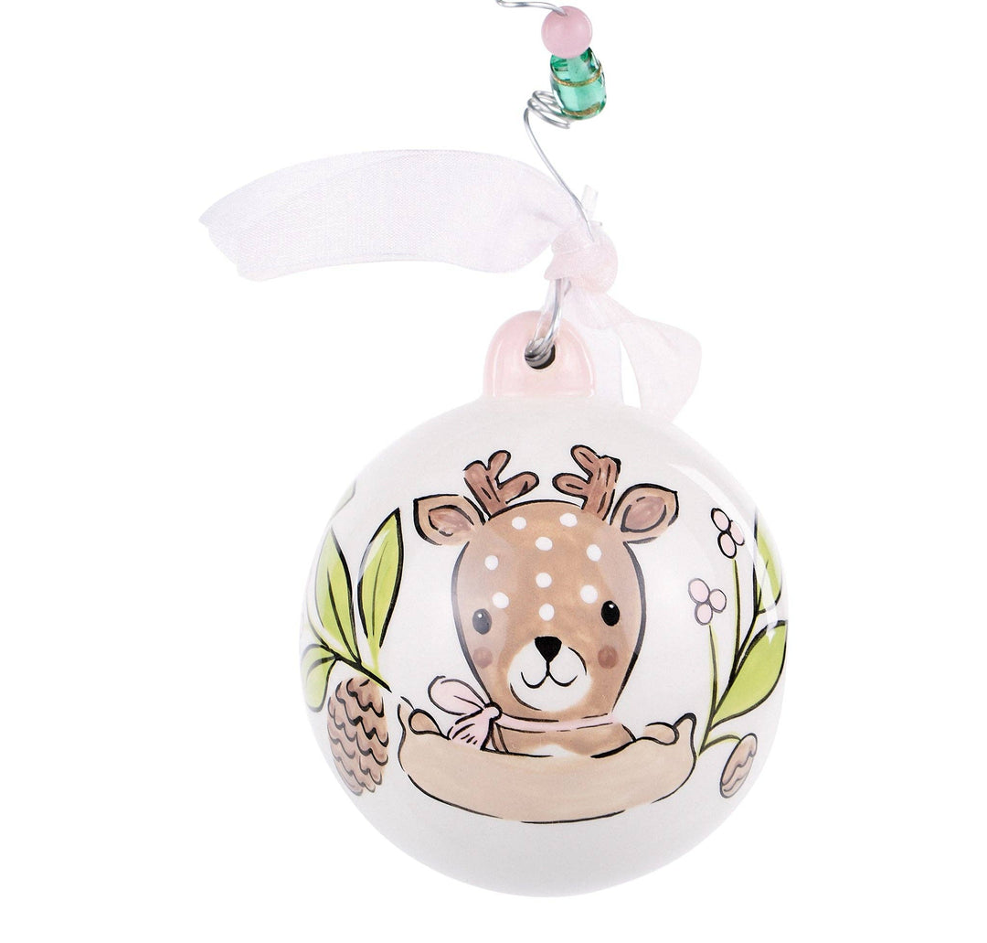 Baby Girl Deer 1st Christmas Ornament - Glory Haus
