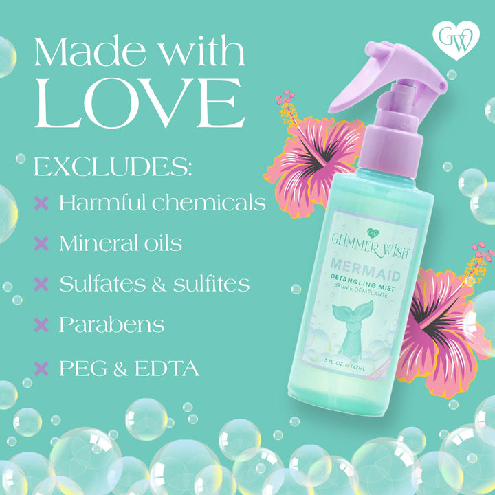 Mermaid Hair Detangling Spray - Glimmer Wish
