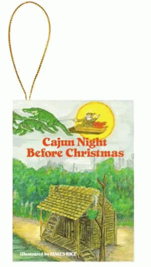 "Cajun Night Before Christmas" Book Ornament