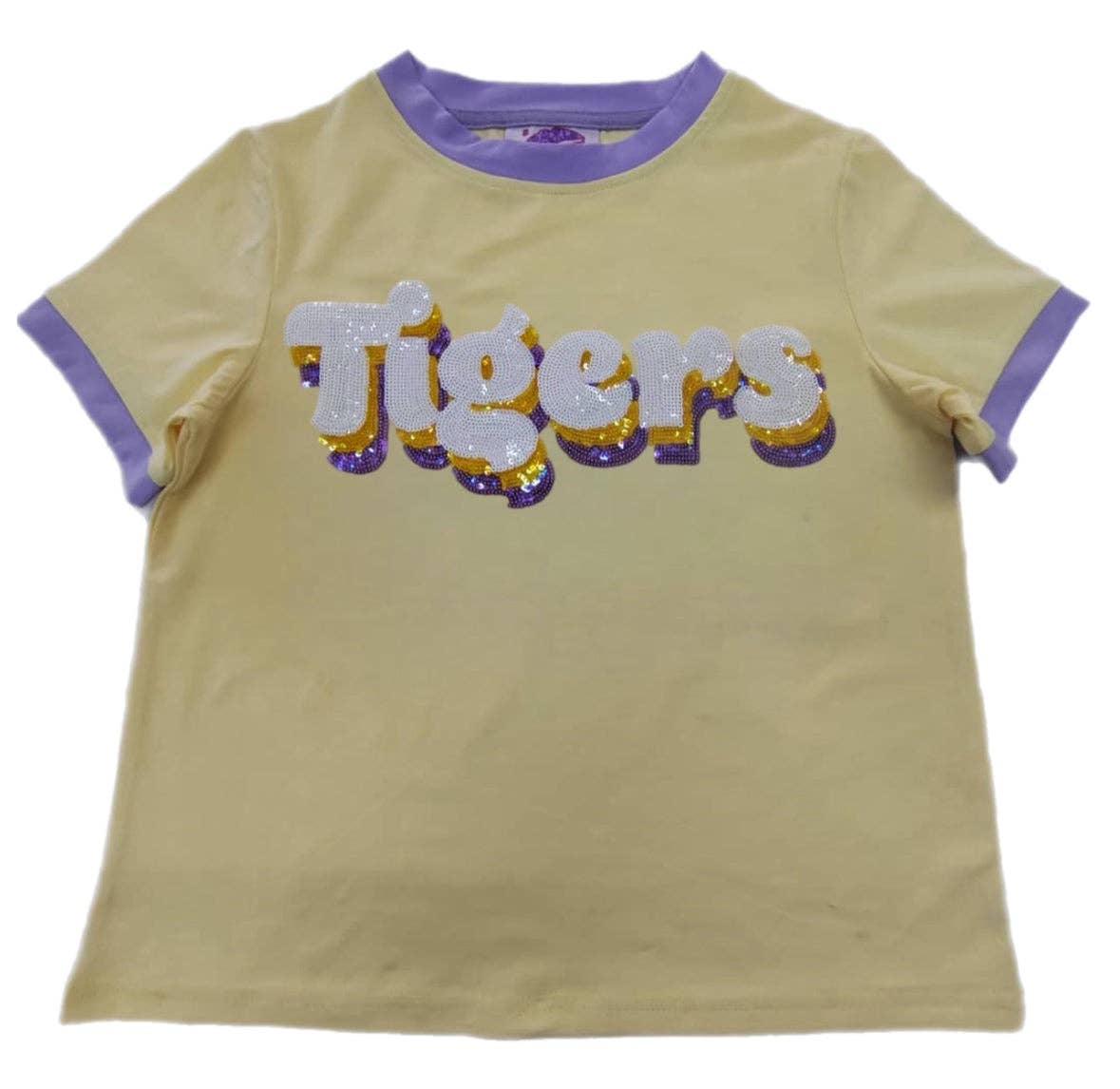 Tigers Retro Ringer Tee - Sparkle City