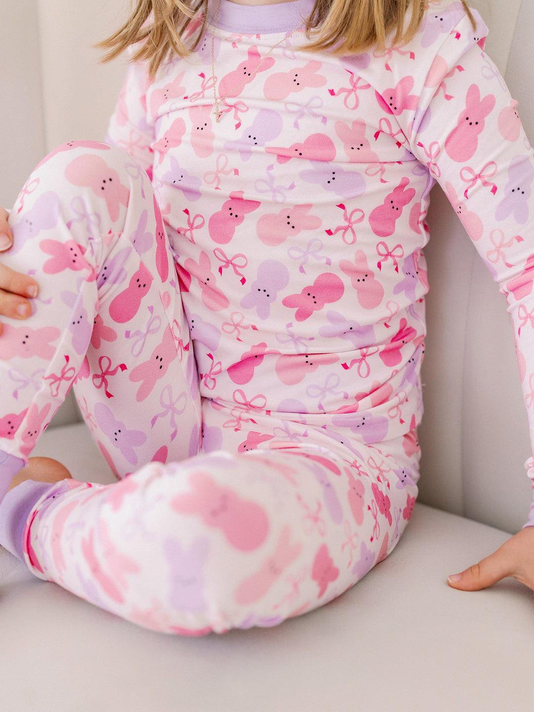 Sweet Peeps Pink Bamboo Pajama Set - Poppy Kids Co.