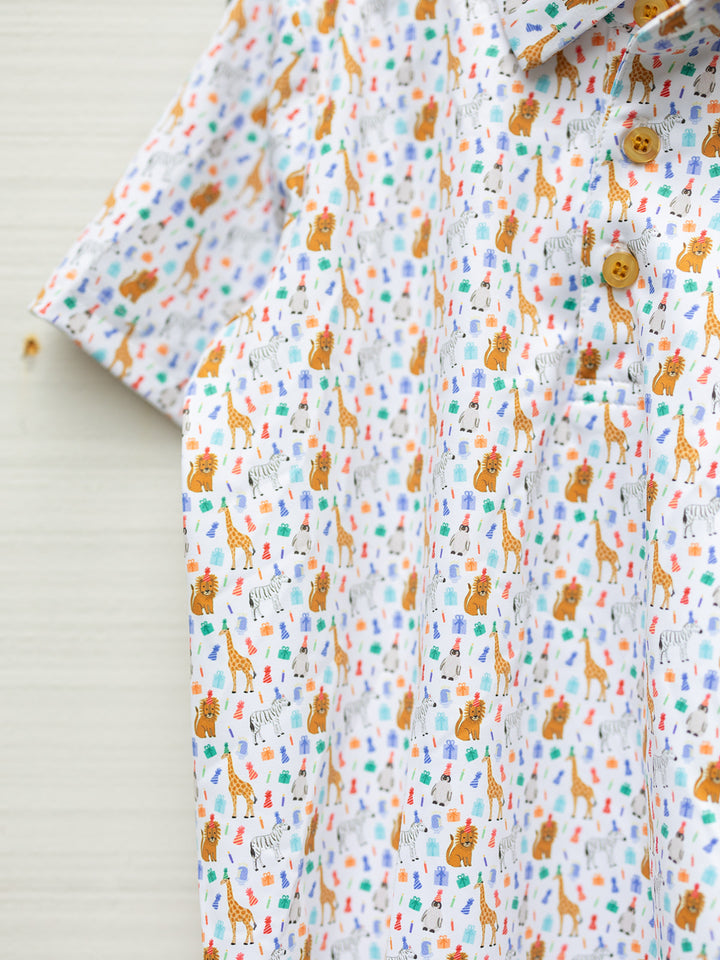 Party Animals Boys' Polo - Poppy Kids Co.