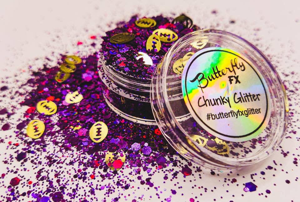Geaux Purple & Gold Glitter