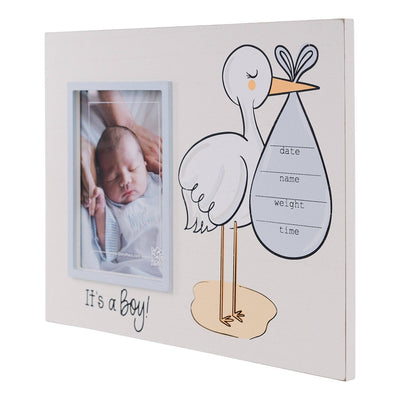 Boy's Birth Announcement Picture Frame