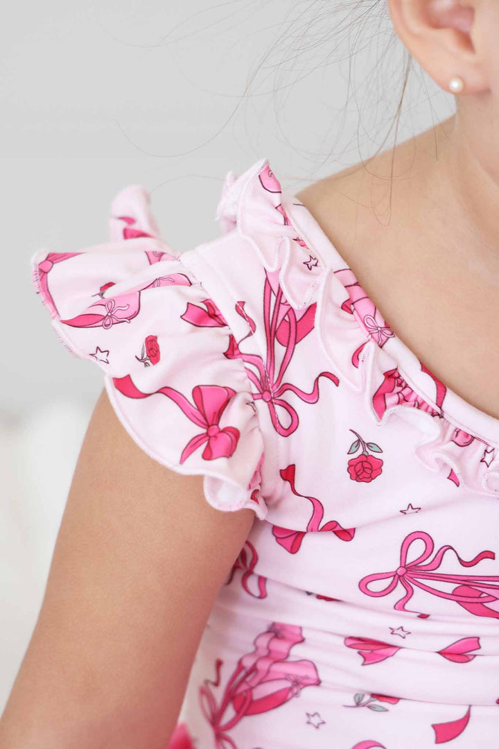 Pink Ballet Dance Leotard - Caden Lane