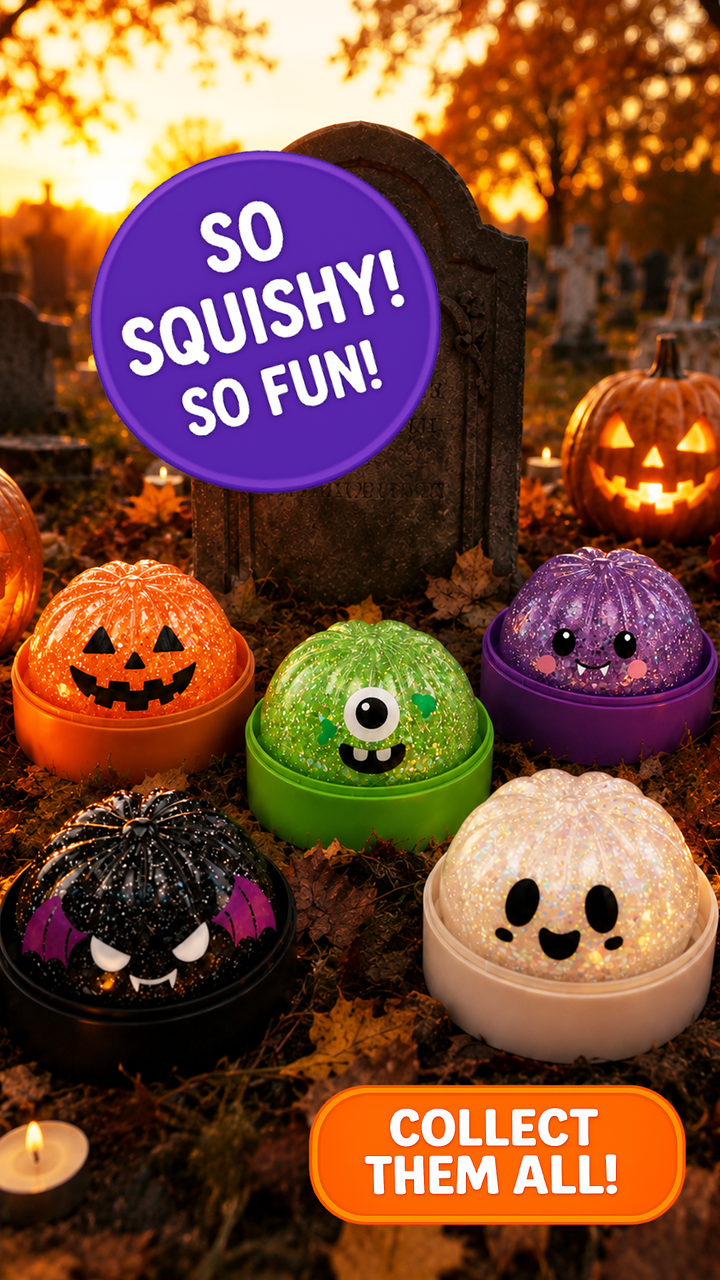 Halloween Mystery Dumpling Squishy Toy