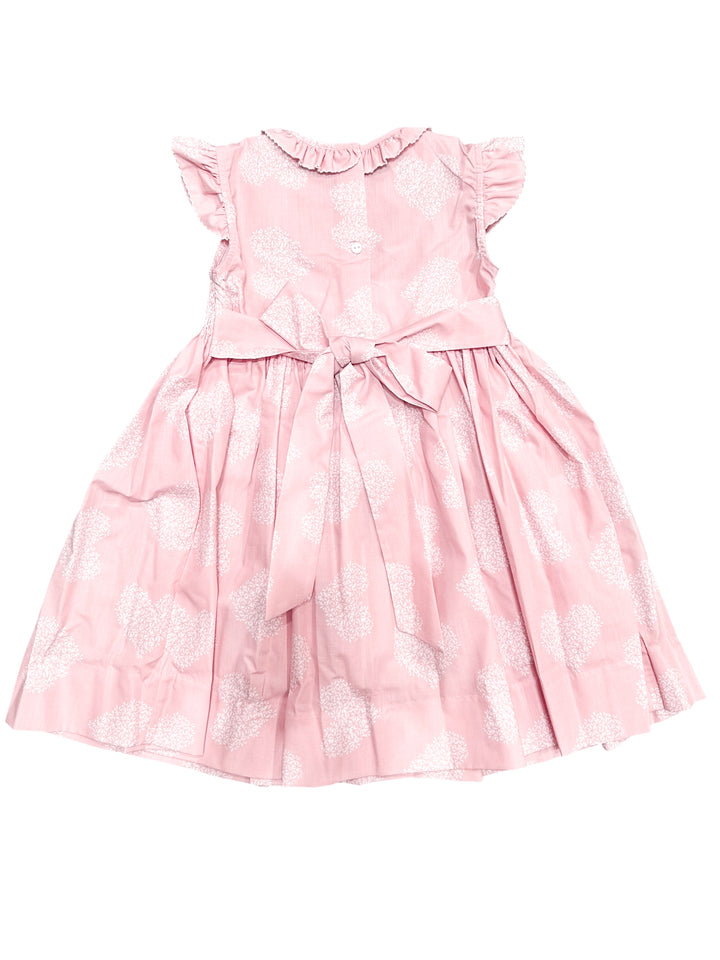 Girls Smocked Floral Hearts Collection - Lulu Bebe