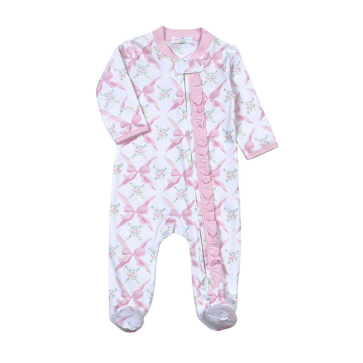 Pink Bows Pima Collection - Baby Loren