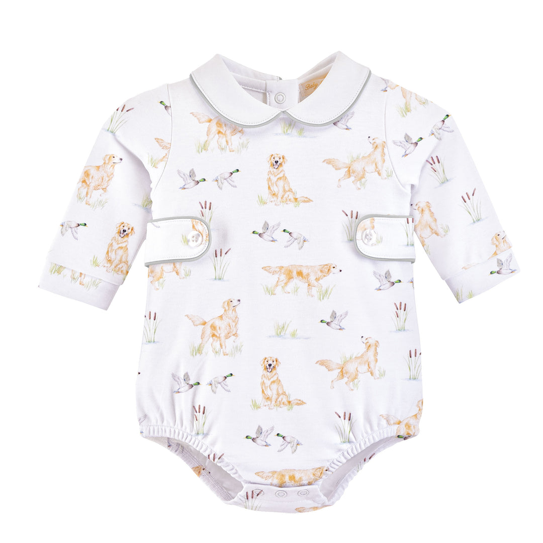 Goldens & Mallard Boys Bubble - Baby Club Chic